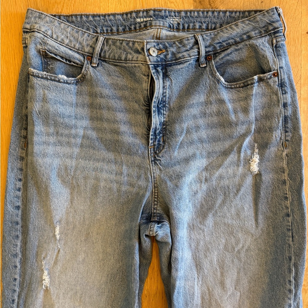 Old Navy Extra High-Rise Sky-Hi Wide‎ Leg Size 18 - Picture 2 of 10